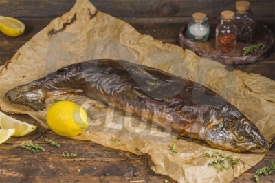 Семга "Фламбе"