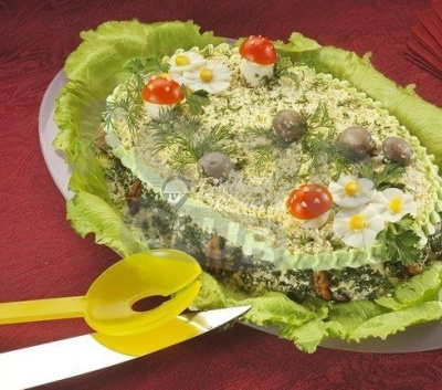 Салат Грибная поляна