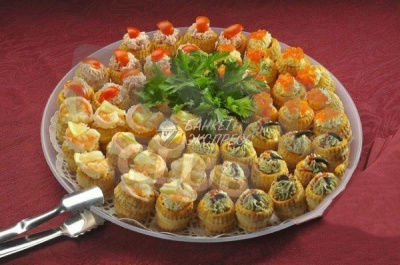 Волованы Закусочные ассорти 10 шт.