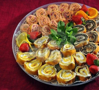 Ассорти сладких омлетов в блинчиках «Дольче Вита» 24 шт