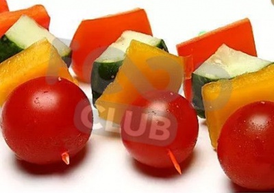 Канапе из свежих овощей