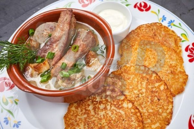 Драники с мачанкой по-домашнему (30 шт.)