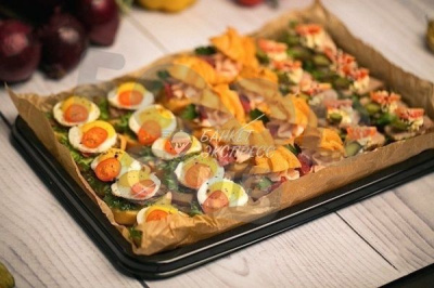 28 Канапе с мясом