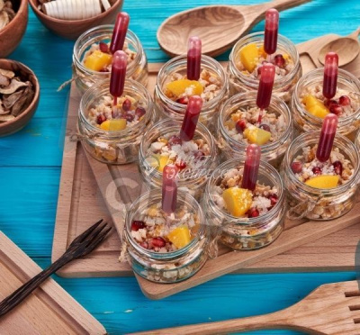 Салат С Подкопченной Индейкой и персиками 12 баночек