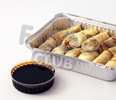 Блины с рикоттой и угрем «Экстраваганза» 10 шт.