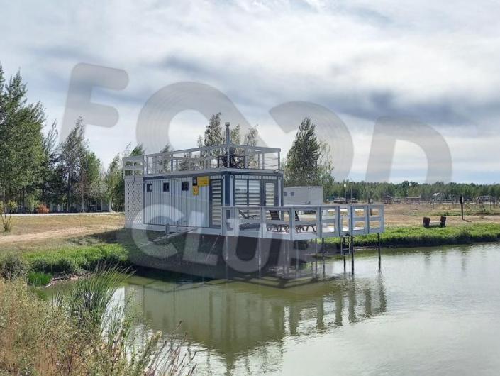 Баня на плаву в загородном комплексе экопарк «Акварель»