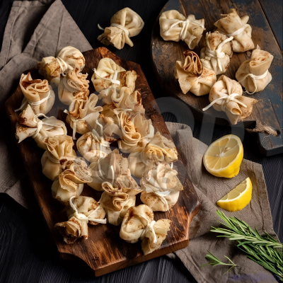 Блинные мешочки с жюльеном 12 шт.